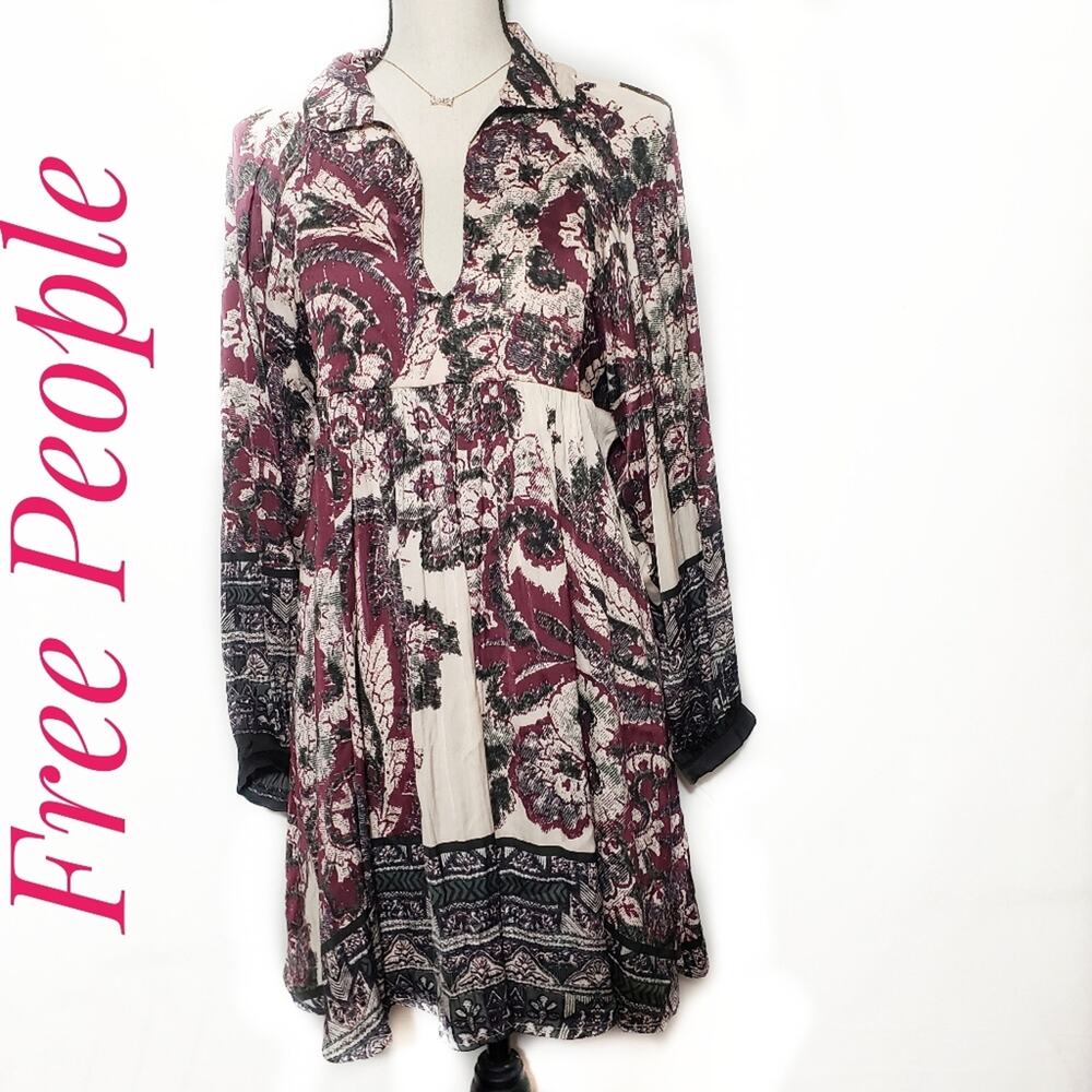 Free people floral dress NWOT sz xs